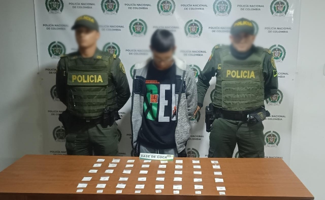 Capturado con base de "coca" barrio San Judas Capturado con base de "coca" barrio San Judas