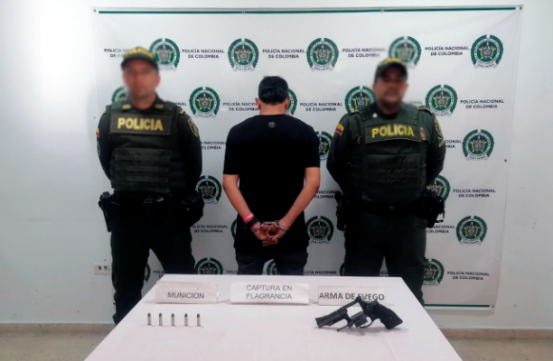 Ofensiva en contra del delito de hurto en el área metropolitana de Pereira Capturado por porte de armas