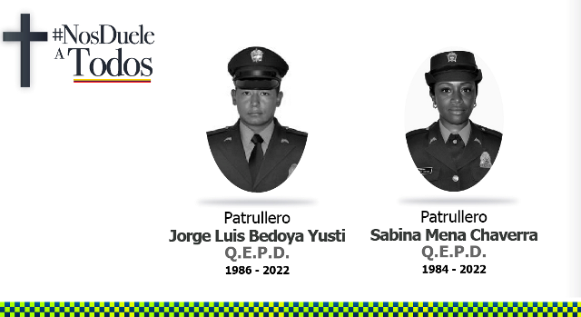 Policía Metropolitana de Pereira lamenta la pérdida de dos de sus policías Los-uniformados-fallecieron-en-la-mañana-de-hoy-en-un-accidente-de-tránsito