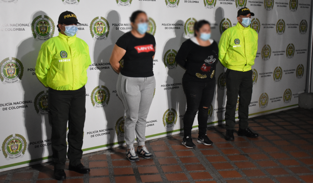 Capturadas dos mujeres requeridas en extradición por las autoridades españolas mediante circular roja de INTERPOL Al-parecer-serían-integrantes-de-redes-internacionales-de-narcotráfico