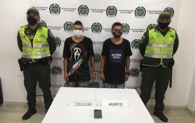 Capturamos-tres-hombres-por-hurtar-celulares-en-el-sector-centro-de-Pereira Sin-descanso-la-policía-metropolitana-de-Pereira-combate-el-hurto-a-personas