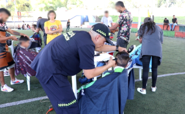 actividad fue realizada en el barrio Salamanca de la capital risaraldense