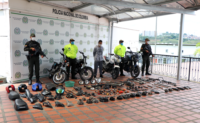 Ofensiva contra el hurto de motocicletas en el área metropolitana de Pereira Capturado por hurto de motocicletas