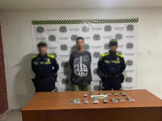 Captura con marihuana barrio Cesar Augusto
