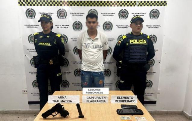 Los elementos producto del hurto, fueron recuperados en el sector de la avenida ferrocarril con calle 13 