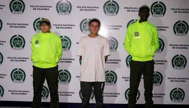 Capturado 'Morci´presunto actor criminal. 