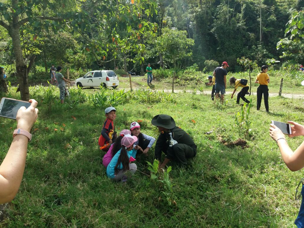 Policía Ambiental y Ecológica lidera siembra de árboles en Risaralda  6 mil árboles han sido sembrados en las riberas de los rios en Risaralda