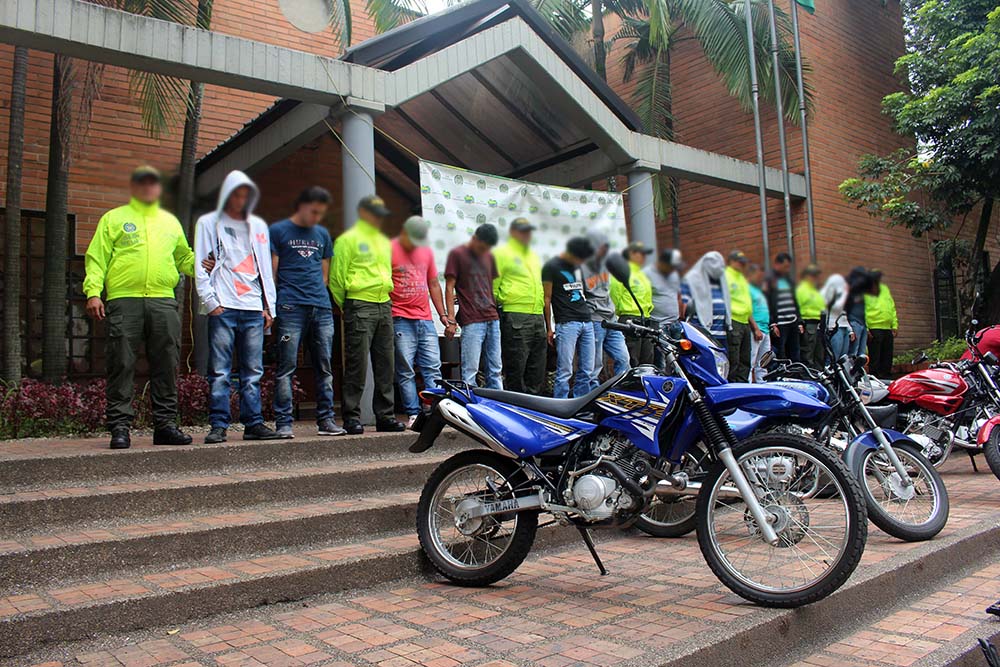 Operación “la banca” contra el hurto de motocicletas permite 14 capturas Operación “la banca” contra el hurto de motocicletas permite 14 capturas