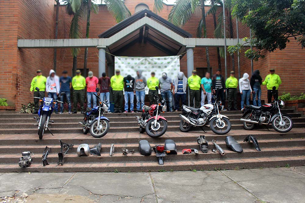 Operación “la banca” contra el hurto de motocicletas permite 14 capturas Operación “la banca” contra el hurto de motocicletas permite 14 capturas