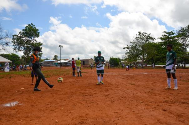 se jugaron partidos de microfútbol