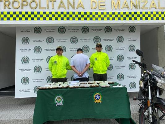 Capturado en flagrancia con marihuana Transportaba 15 libras de marihuana