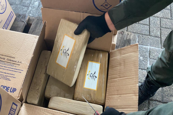 Incautación de varios paquetes de cocaína