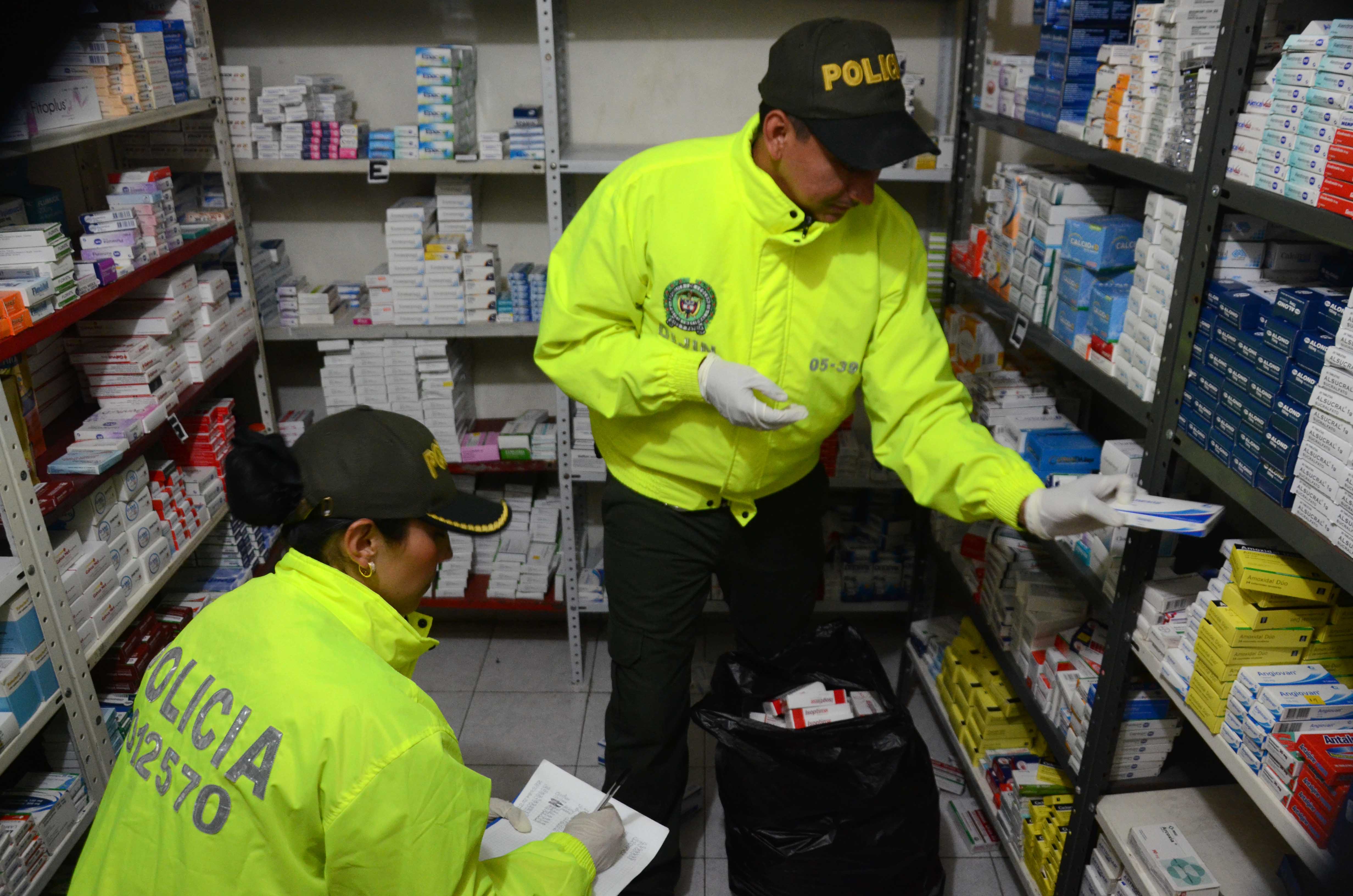 Policía se incauta de más de 11 mil medicamentos de uso restringido