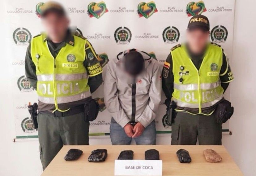 capturado e incautacion de cocaina incautacion-cocaina-alucinogenos-policia-valle