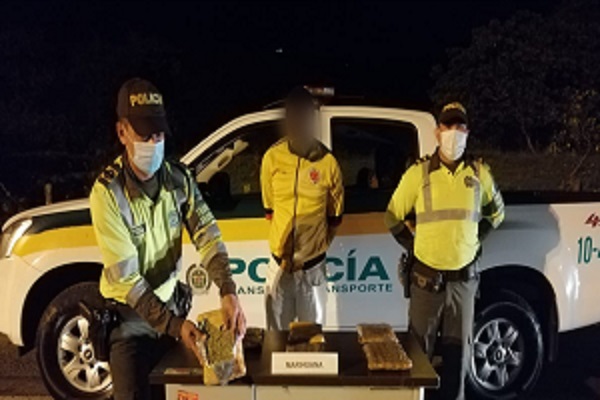 Incautaciones en vías de Risaralda  4 Capturados y varias incautaciones de estupefacientes
