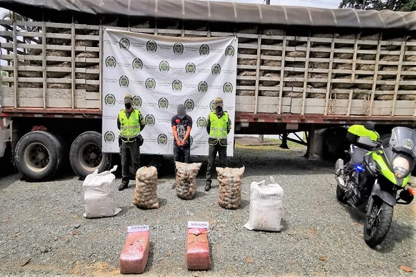 En operativos incautados 255 kilogramos de marihuana  Puestos de control permitieron incautación de marihuana