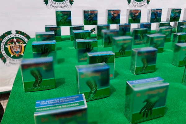 Contundente incautación de medicamento en la modalidad de contrabando Contundente incautación de medicamento en la modalidad de contrabando