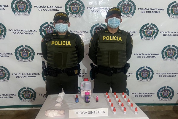 Droga sintética incautada  Fiesta clandestina en Santa Rosa de Cabal