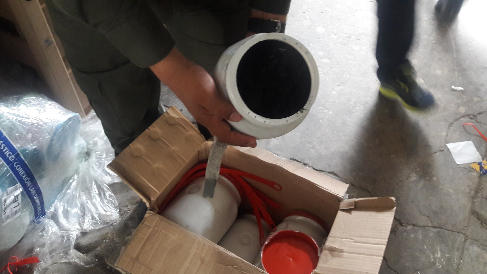 Controles de los Guías Caninos y Policía aeroportuaria permiten su ubicación.