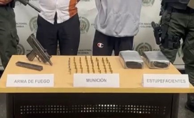 Capturados por los delitos de concierto para delinquir agravado, desplazamiento forzado y extorsión.