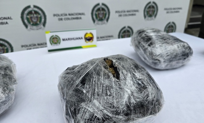 La marihuana fue enviada mediante modalidad de encomienda  La marihuana fue enviada mediante modalidad de encomienda