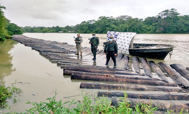 Incautamos importante cargamento de madera en el Litoral del San Juan Incautamos importante cargamento de madera en el Litoral del San Juan