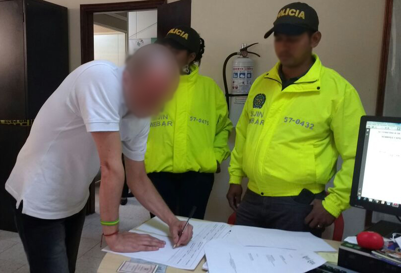 INTERPOL Colombia capturó italiano por abuso de menores INTERPOL Colombia capturó italiano por abuso de menores