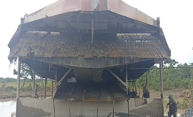 Intervenimos doce entables mineros en los municipios de Santa Rita de Iró y el Cantón de San Pablo  Intervenimos doce entables mineros en los municipios de Santa Rita de Iró y el Cantón de San Pablo