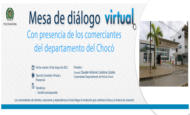 Invitamos a la comunidad a participar en la mesa de dialogo presencial y virtual, con enfoque en derechos humanos y paz Invitamos a la comunidad a participar en la mesa de dialogo presencial y virtual, con enfoque en derechos humanos y paz