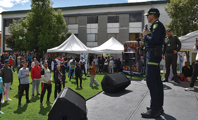 Jornada recreodeportiva guarnición Bogotá
