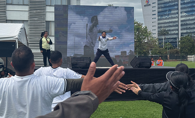 Jornada recreodeportiva guarnición Bogotá