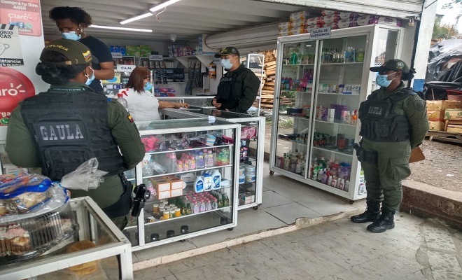 La policía en él Chocó continúa trabajando para contener el covid-19 La policía en él Chocó continúa trabajando para contener el covid-19