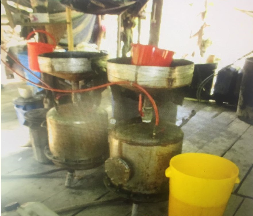 elementos-san juan de uraba-Laboratorio hallado para el procesamiento de droga laboratorio-sanjuandeuraba