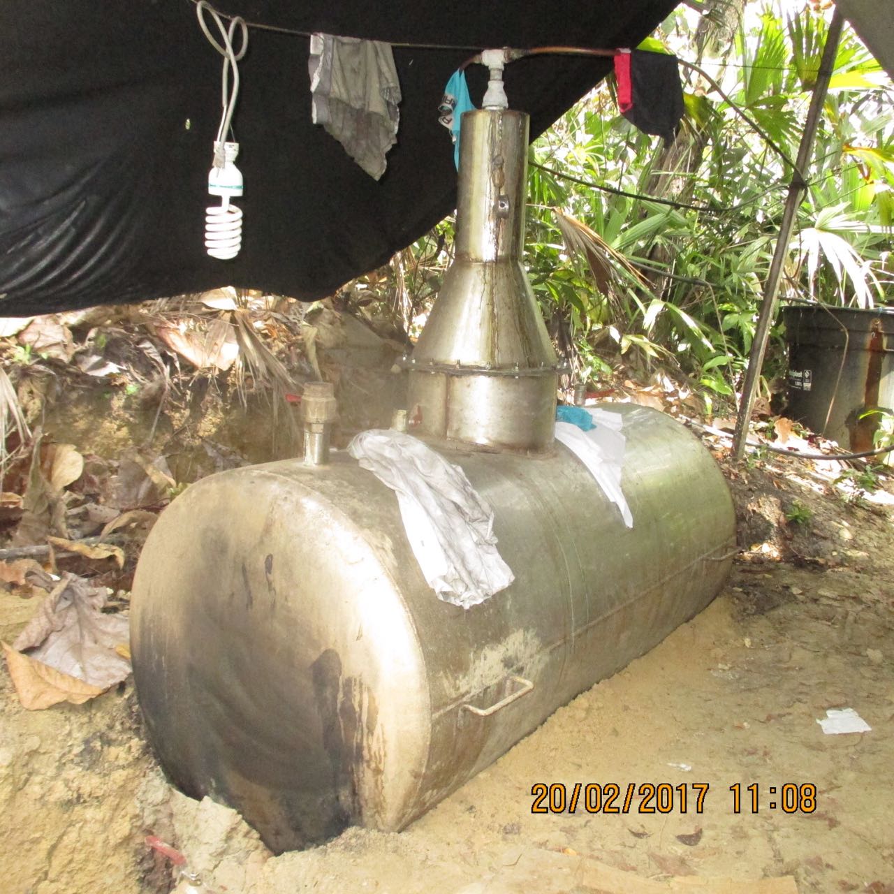 elementos-sanjuandeuraba-Laboratorio hallado para el procesamiento de droga laboratorio-sanjuandeuraba-Laboratorio hallado para el procesamiento de droga