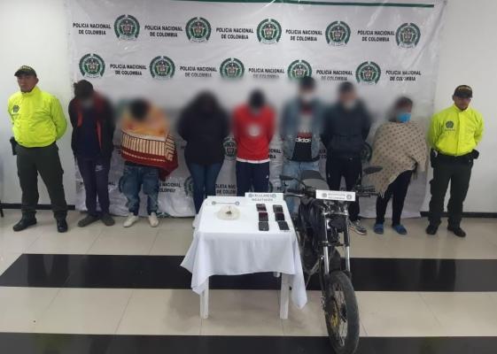 ‘Los oportunos’ fueron desarticulados Delinquían hurtando motocicletas y almacenando elementos hurtados.