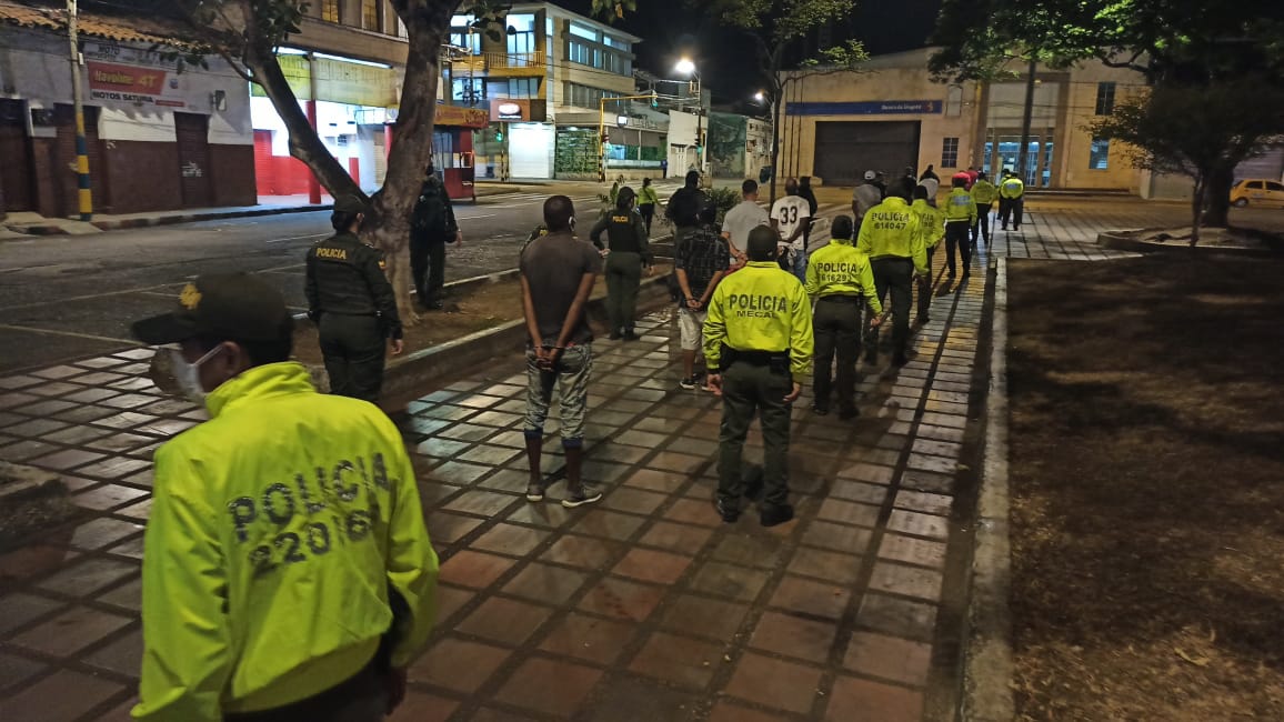 Capturados-los-bailonias-por-microtráfico-en-Cali Opertivos-Policía-Cali