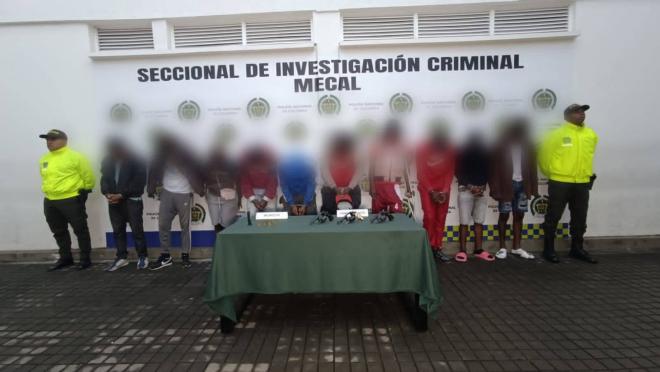Ofensiva contra la criminalidad en Cali Banda delincuencial "Los de la 8"
