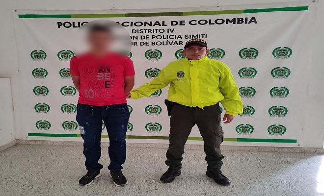 Capturado en Simití un hombre por el delito de acceso carnal abusivo con menor de 14 años Capturado en Simití un hombre por el delito de acceso carnal abusivo con menor de 14 años