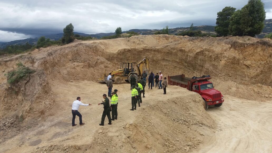 Capturados por minería ilegal en Boyacá Capturados por minería ilegal en Boyacá