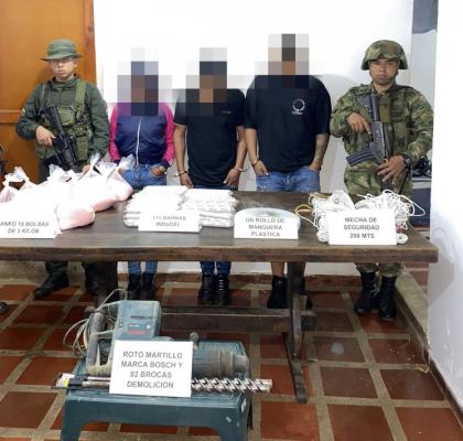 Capturados por explotación ilícita en los farallones de Cali Capturados por explotación ilícita en los farallones de Cali