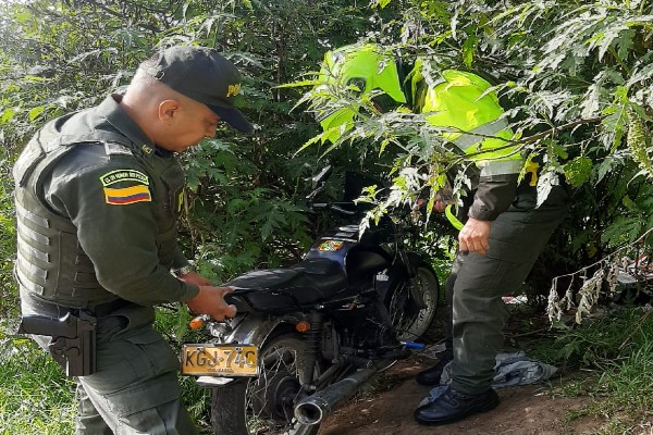 En menos de tres horas recuperamos dos motos  También capturamos a dos presuntos involucrados en el hurto de una moto.