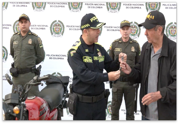 La motocicleta está avaluada en $3.500.000