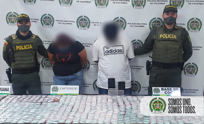 Cuatro capturados por desplazamiento, extorsión, acceso carnal y tráfico de estupefacientes