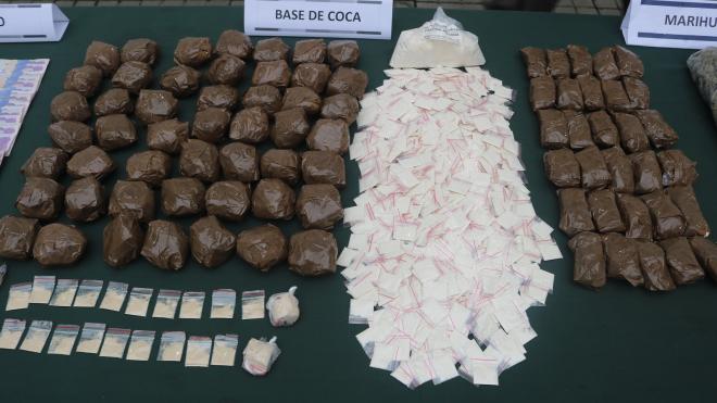 Operaciones contundentes por un territorio sin drogas Alucinógenos-cocaína-marihuana