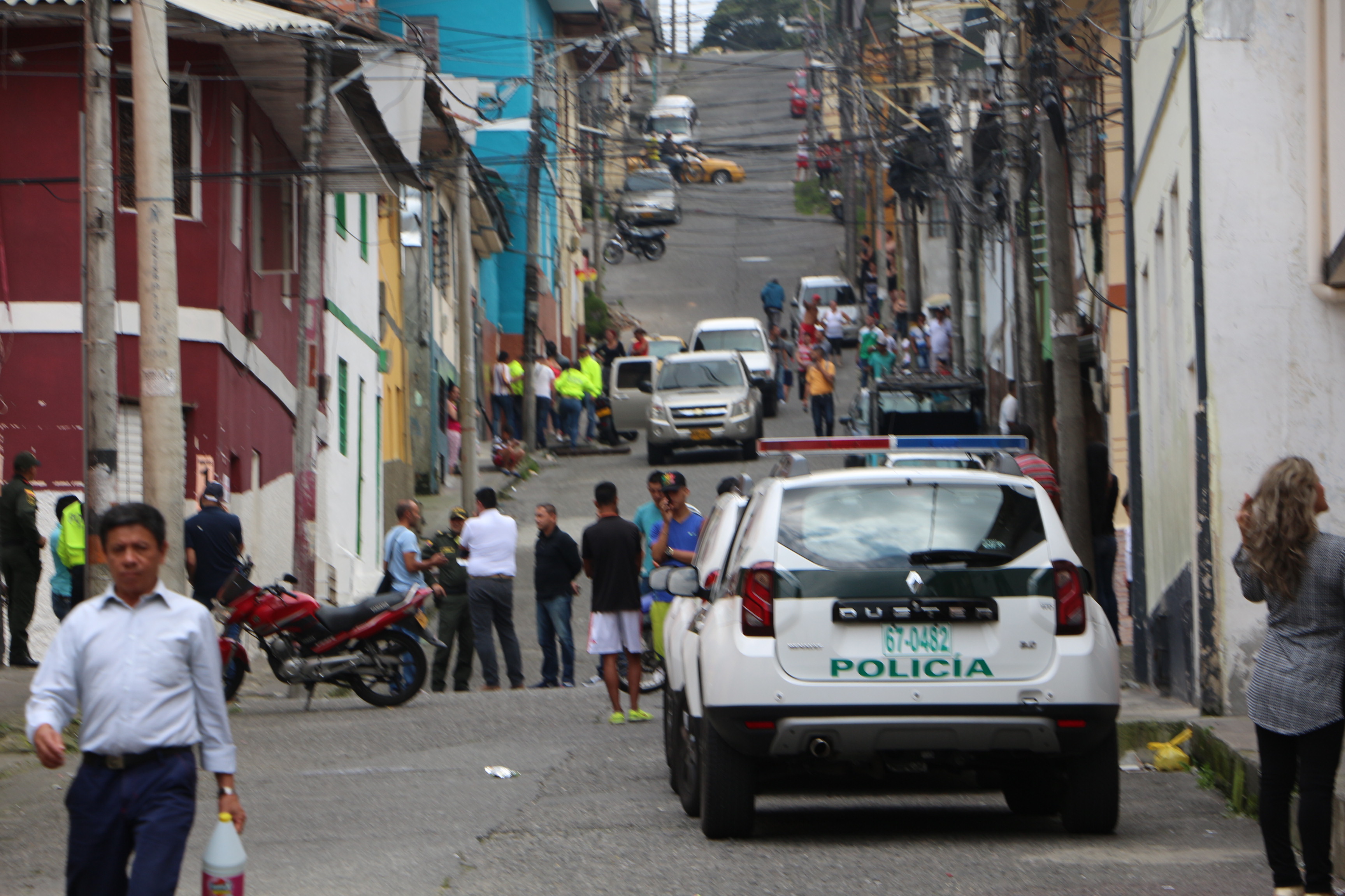 Golpe contra la red de trafico de estupefaciente el tío  Sector la cañada en Manizales recuperado por la venta de estupefacientes
