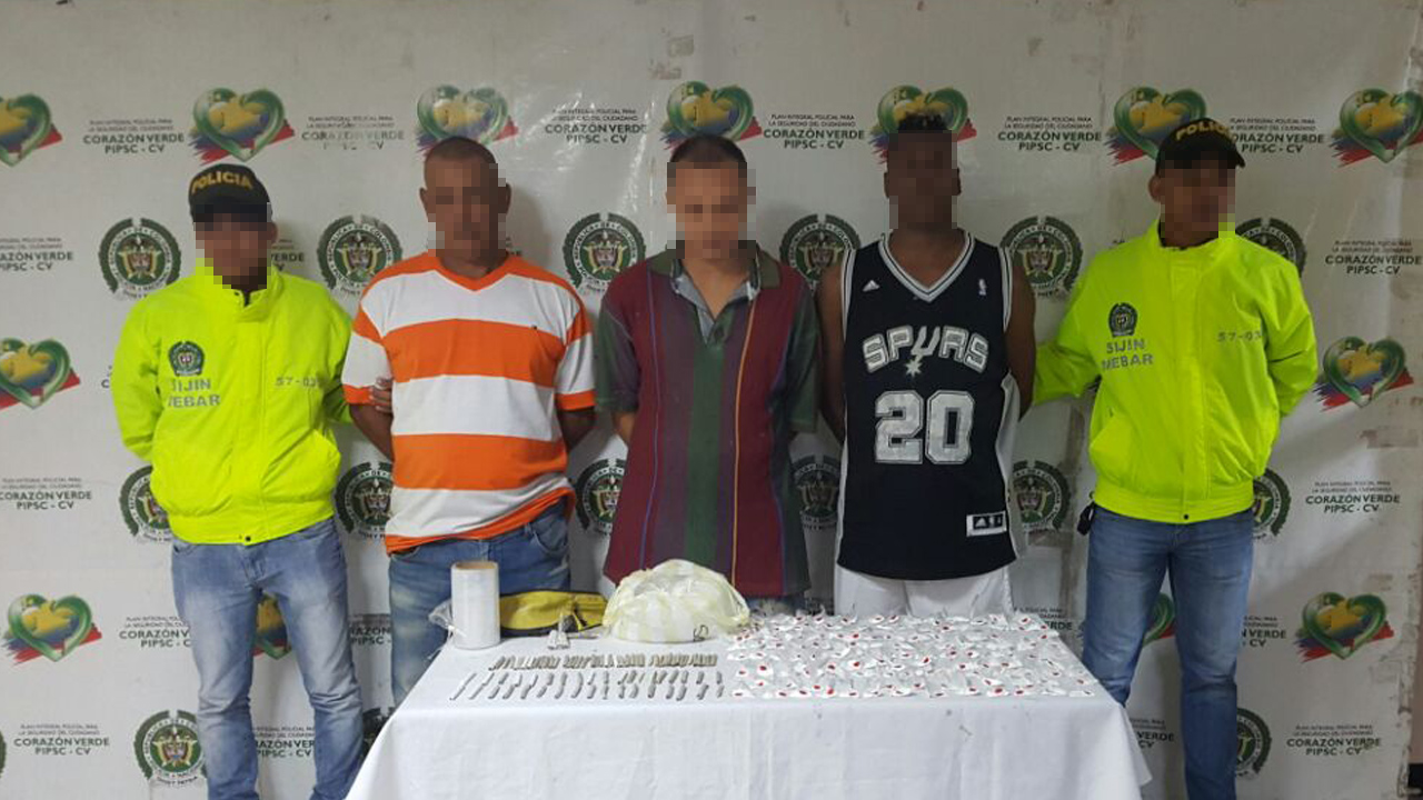 En la lucha contra el microtráfico 3570 Dosis de alucinógenos en el centro de la ciudad