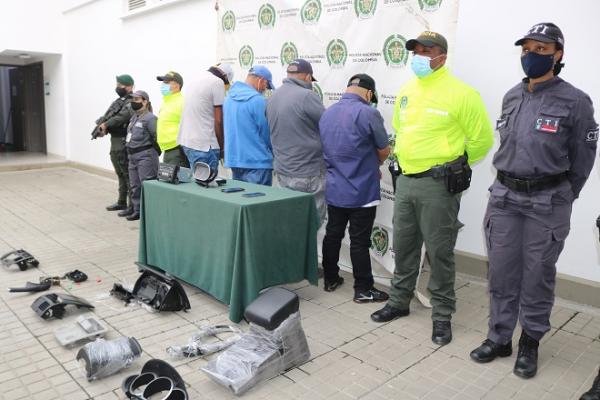 Receptaban-vehículos-hurtados-en-Cali Hurto-en-Cali