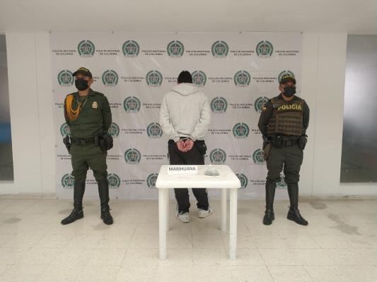 Capturado con 48 gramos de marihuana Capturado con 48 gramos de marihuana