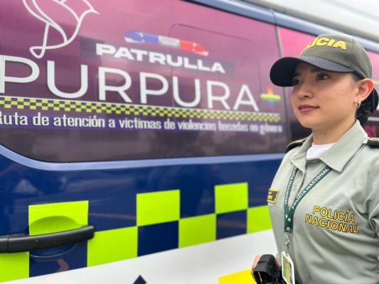 ‘Patrulla Púrpura’, contundente y efectiva en la protección de la Mujer en Cali