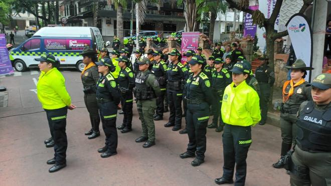 ‘Patrulla Púrpura’, contundente y efectiva en la protección de la Mujer en Cali